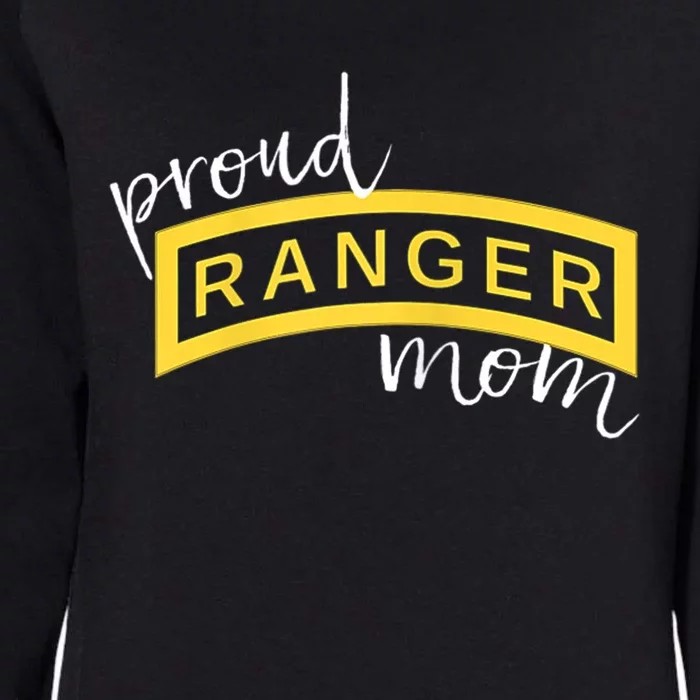 Army Ranger Mom Gift Proud Ranger Mom Tab Gift Womens California Wash Sweatshirt