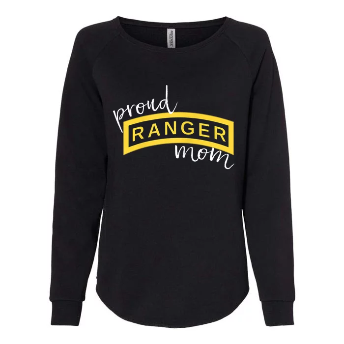 Army Ranger Mom Gift Proud Ranger Mom Tab Gift Womens California Wash Sweatshirt