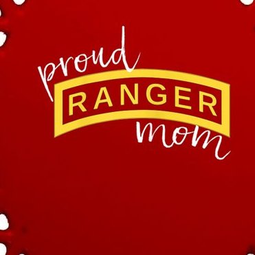 Army Ranger Mom Gift Proud Ranger Mom Tab Gift Oval Ornament