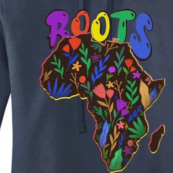 African Roots Meaningful Gift I'm Black History Meaningful Gift Melanin African Women's Pullover Hoodie