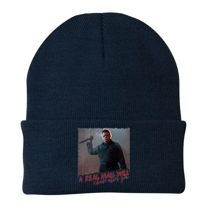 A Real Man Will Chase After You Knit Cap Winter Beanie