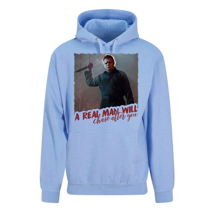 A Real Man Will Chase After You Unisex Surf Hoodie