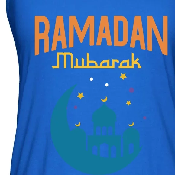 Arabic Ramadan Muslim Fasting Mubarak Islam Ramadan Cool Gift Ladies Essential Flowy Tank