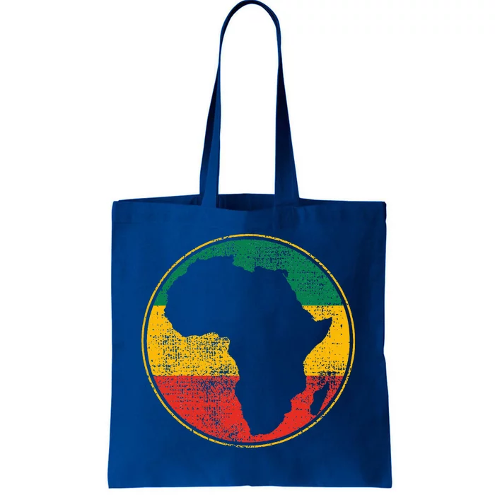 Africa Retro Map Tanzania Namibia Kenya Tote Bag