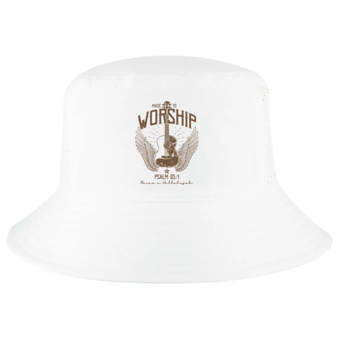 Aesthetic Religious Made To Worship Christian Song Cool Comfort Performance Bucket Hat