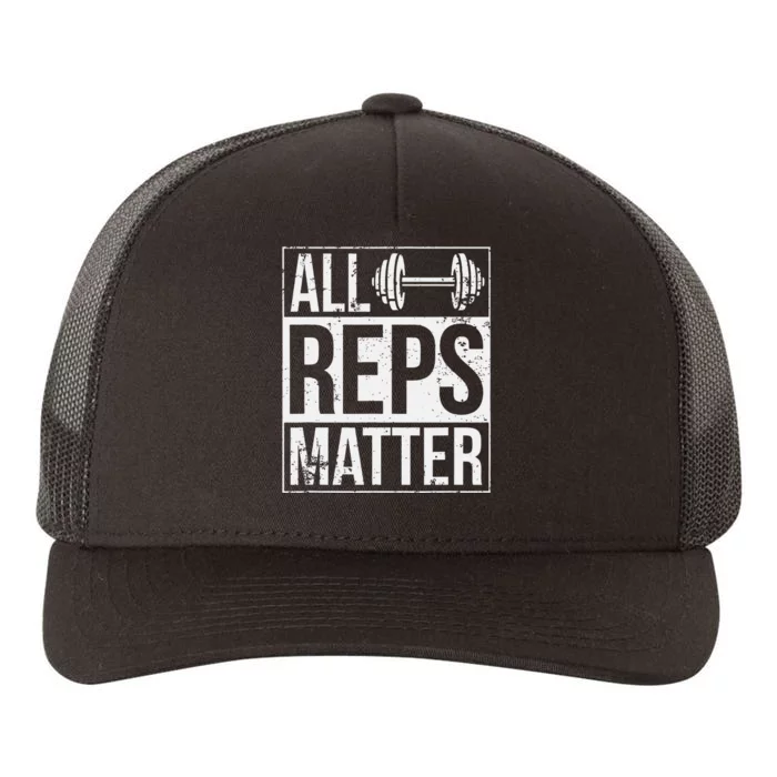 All Reps Matter Woman Workout Enthusiast Christmas Gift Yupoong Adult 5-Panel Trucker Hat