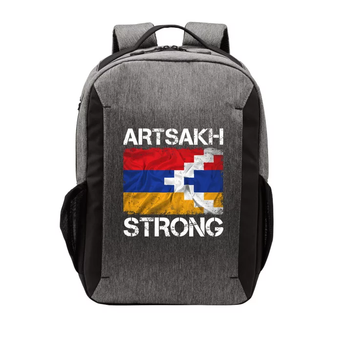 Armenia Flag Artsakh Strong Protest Vector Backpack