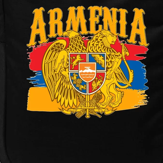 Armenia Flag Crest Artsakh Protest Impact Tech Backpack