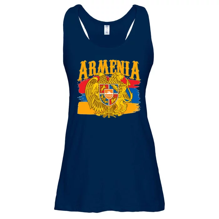 Armenia Flag Crest Artsakh Protest Ladies Essential Flowy Tank