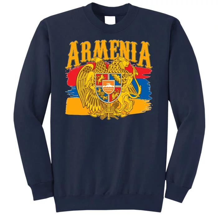 Armenia Flag Crest Artsakh Protest Tall Sweatshirt