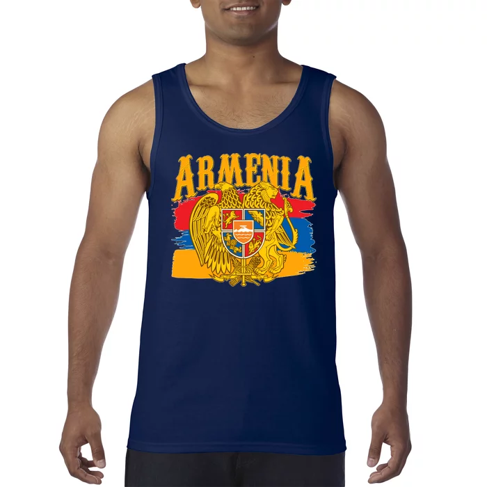 Armenia Flag Crest Artsakh Protest Tank Top