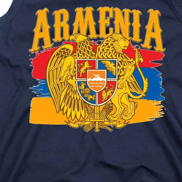 Armenia Flag Crest Artsakh Protest Tank Top