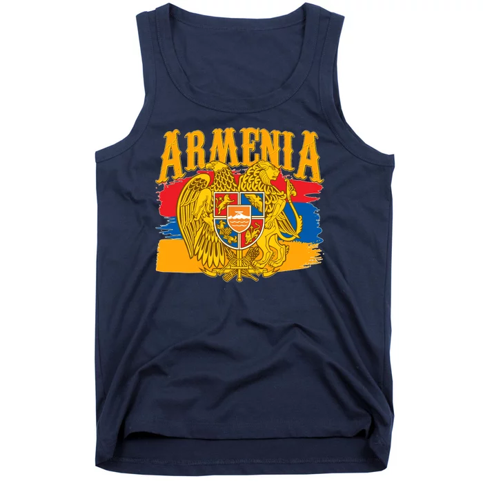 Armenia Flag Crest Artsakh Protest Tank Top