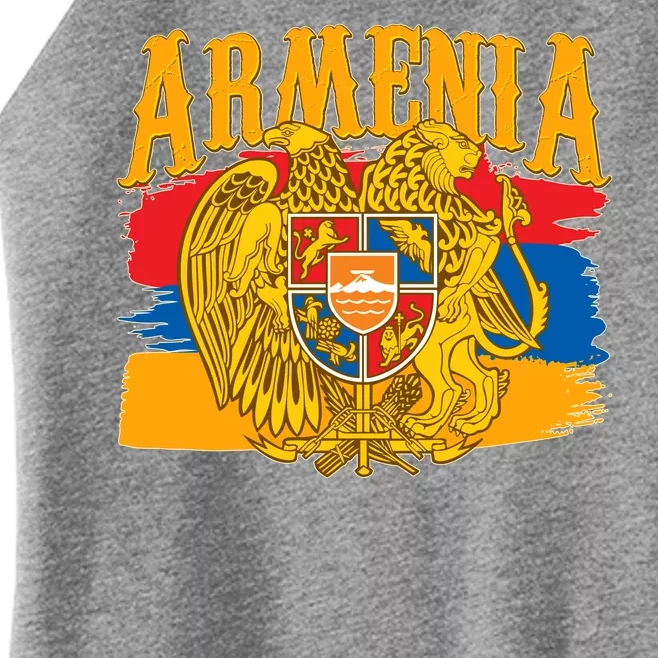 Armenia Flag Crest Artsakh Protest Women’s Perfect Tri Rocker Tank