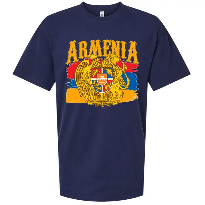 Armenia Flag Crest Artsakh Protest Sueded Cloud Jersey T-Shirt