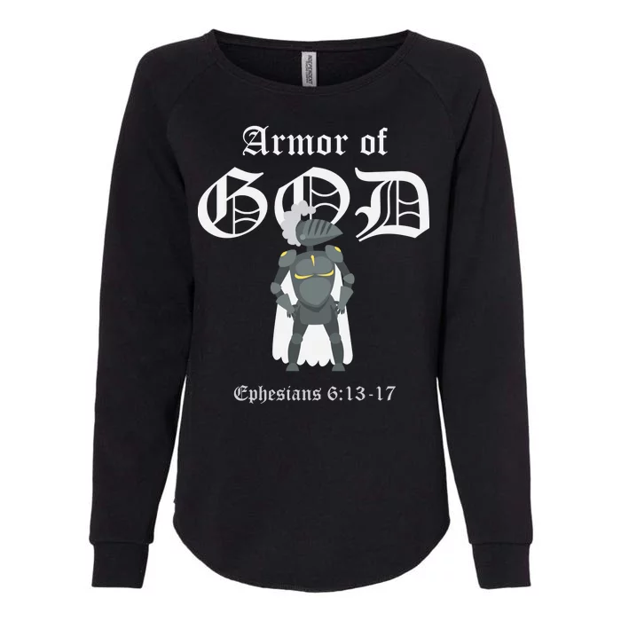 Armor Of God Womens California Wash Sweatshirt