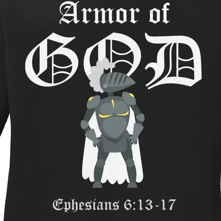 Armor Of God Ladies Long Sleeve Shirt