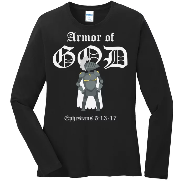 Armor Of God Ladies Long Sleeve Shirt