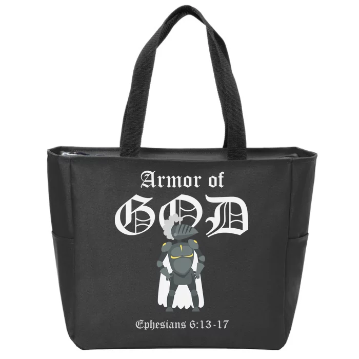 Armor Of God Zip Tote Bag