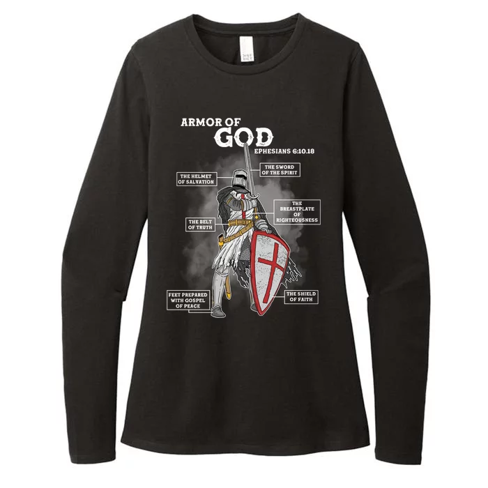 Armor Of God Ephesian 6:10-18 Womens CVC Long Sleeve Shirt