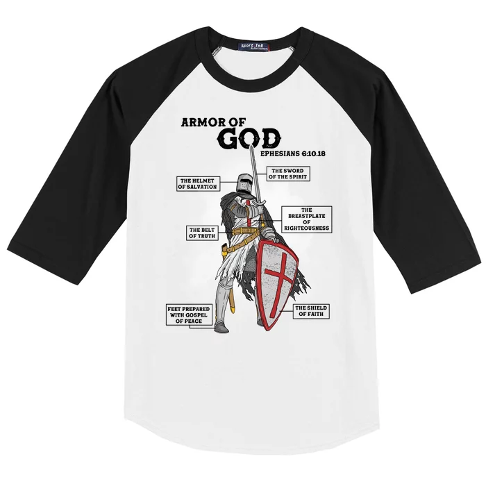 Armor Of God Ephesian 6:10-18 Baseball Sleeve Shirt