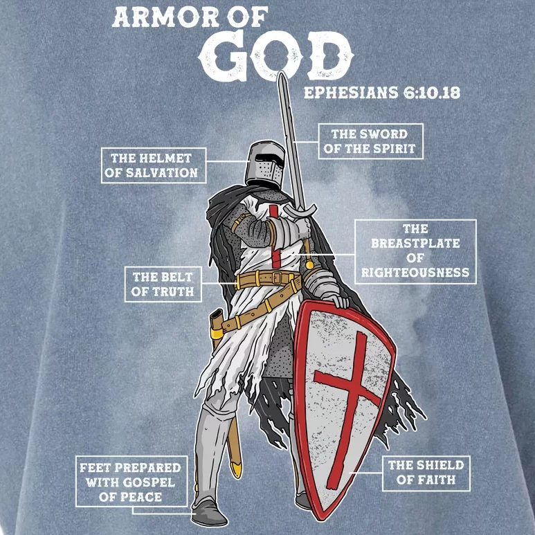 Armor Of God Ephesian 6:10-18 Garment-Dyed Women's Muscle Tee