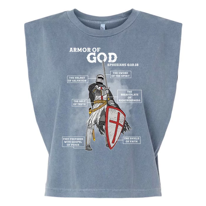 Armor Of God Ephesian 6:10-18 Garment-Dyed Women's Muscle Tee