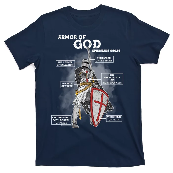 Armor Of God Ephesian 6:10-18 T-Shirt | TeeShirtPalace