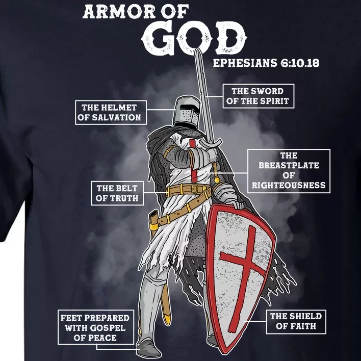 Armor Of God Ephesian 6:10-18 Tall T-Shirt