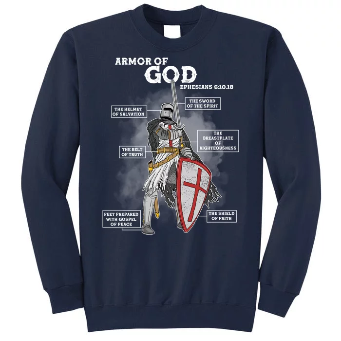 Armor Of God Ephesian 6:10-18 Tall Sweatshirt