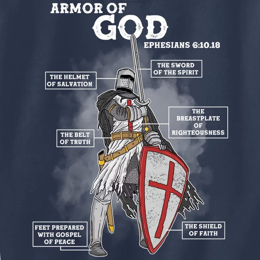 Armor Of God Ephesian 6:10-18 Kids Sweatshirt