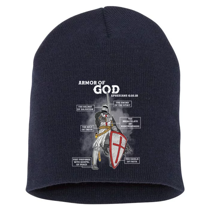 Armor Of God Ephesian 6:10-18 Short Acrylic Beanie