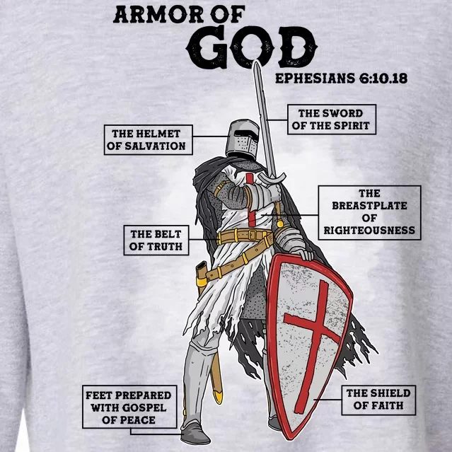 Armor Of God Ephesian 6:10-18 Cropped Pullover Crew