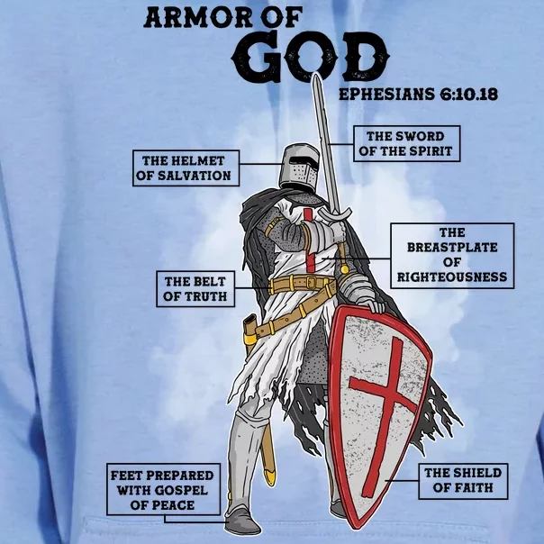 Armor Of God Ephesian 6:10-18 Unisex Surf Hoodie