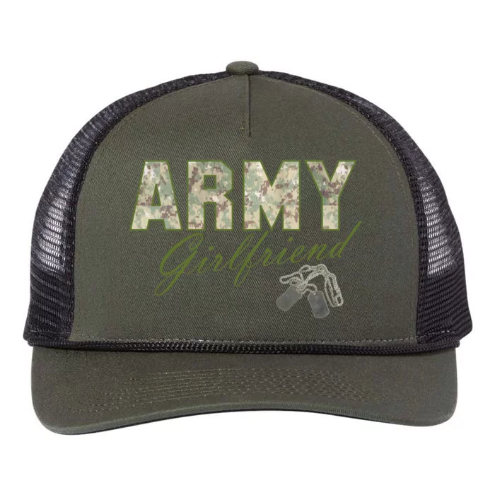 Army Girlfriend Retro Rope Trucker Hat Cap