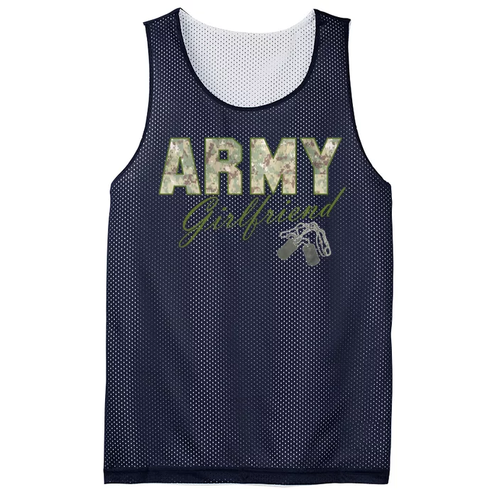 Army Girlfriend Mesh Reversible Basketball Jersey Tank