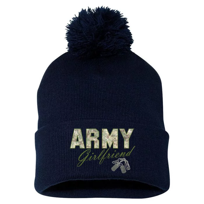 Army Girlfriend Pom Pom 12in Knit Beanie