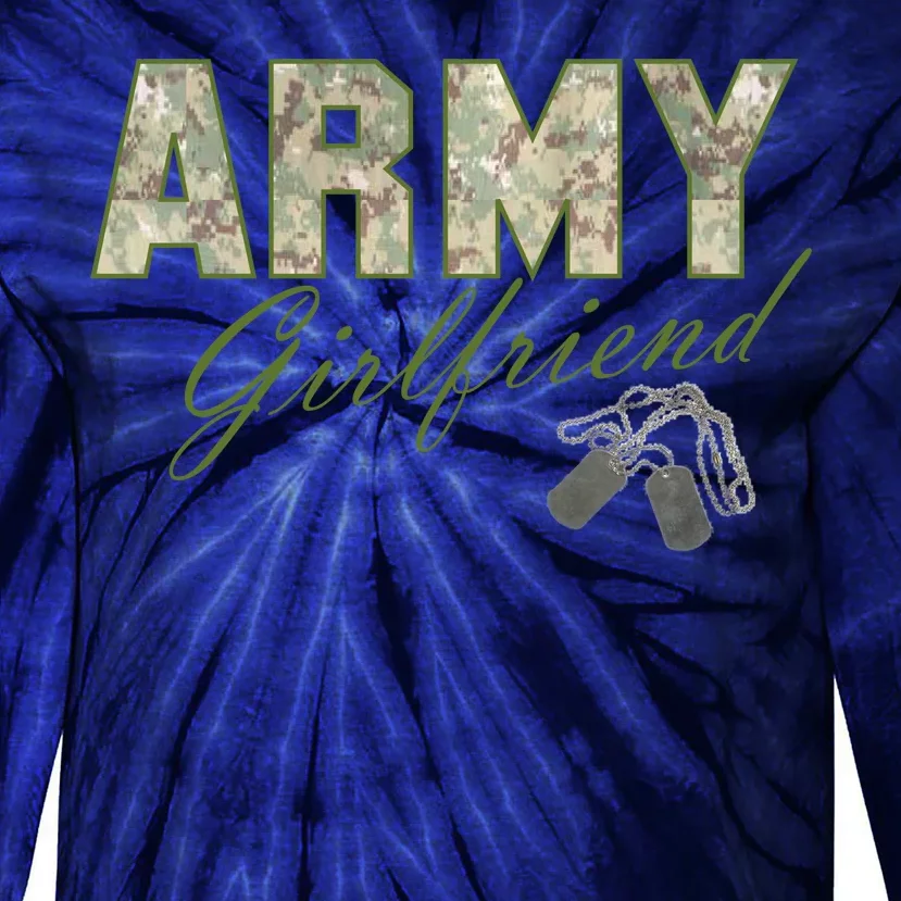 Army Girlfriend Tie-Dye Long Sleeve Shirt