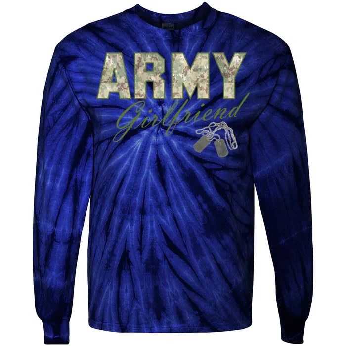 Army Girlfriend Tie-Dye Long Sleeve Shirt