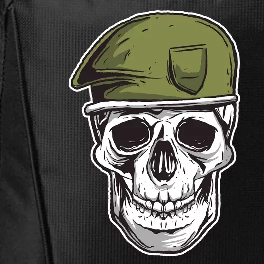 Army Military Skull City Backpack