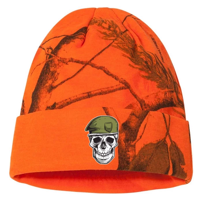 Army Military Skull Kati - 12in Camo Beanie