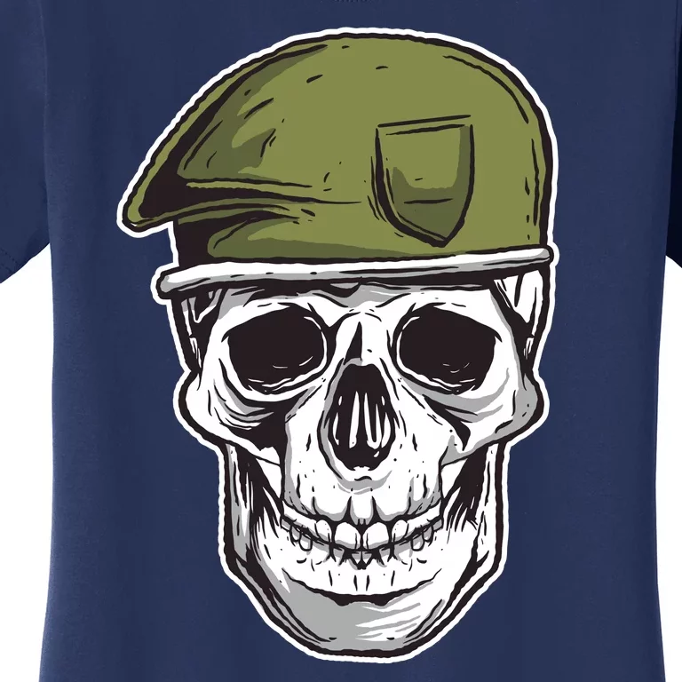 Army Military Skull Women's T-Shirt