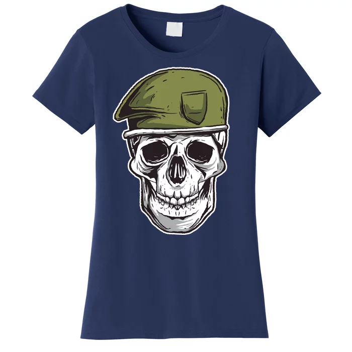 Army Military Skull Women's T-Shirt