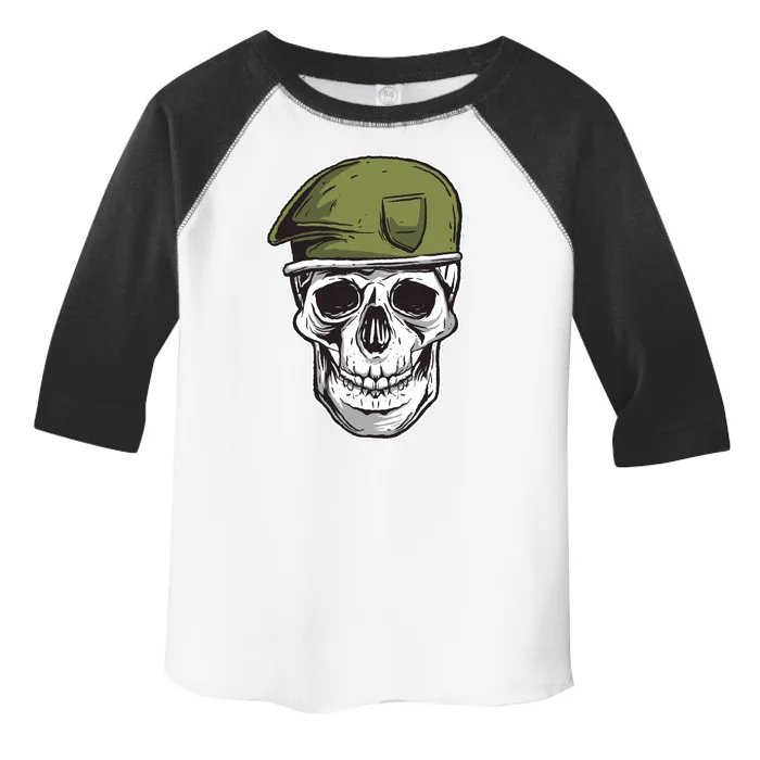 Army Military Skull Toddler Fine Jersey T-Shirt