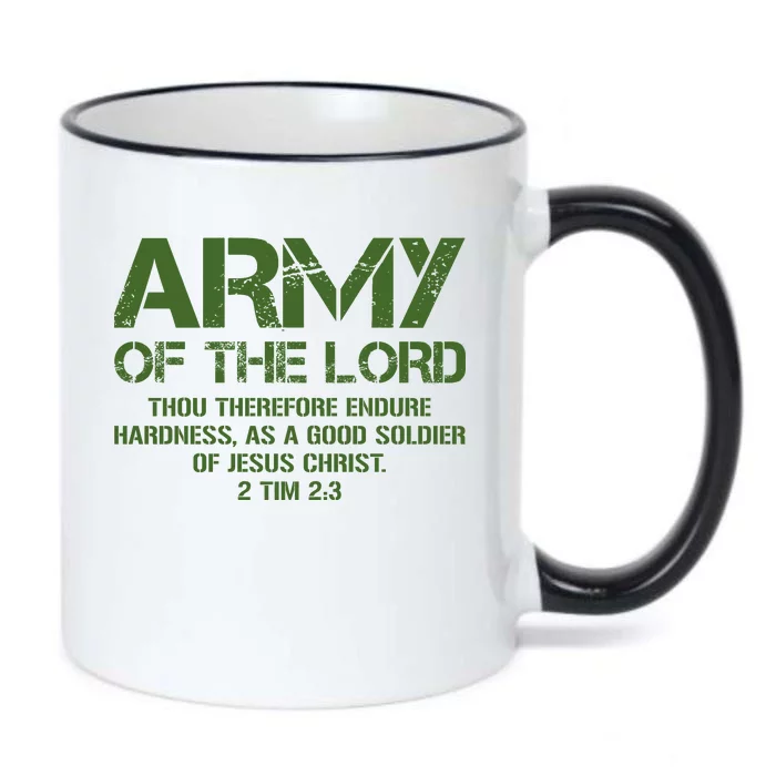 Army of the Lord Black Color Changing Mug