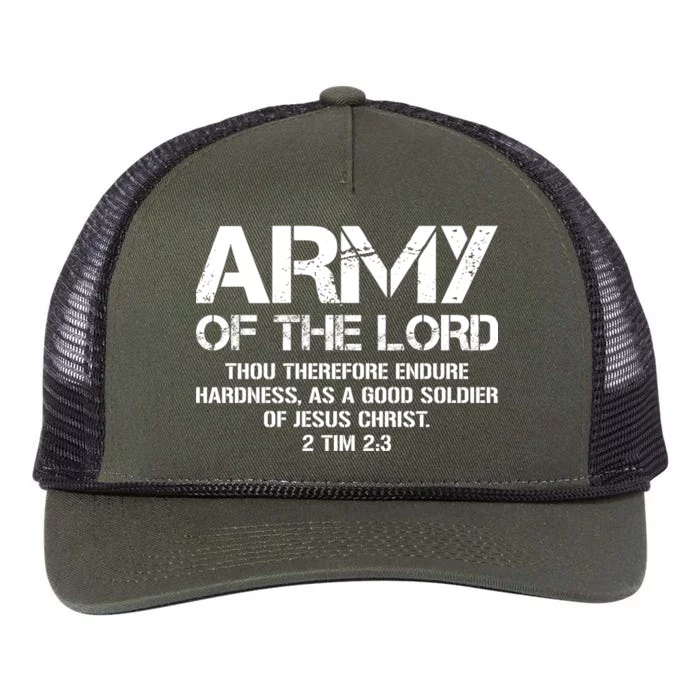 Army of the Lord Retro Rope Trucker Hat Cap