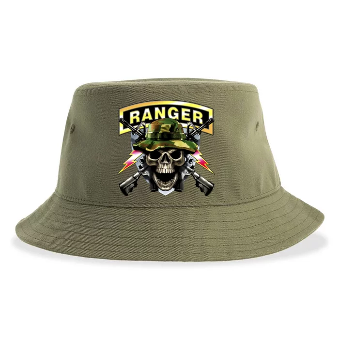 Army Ranger Skull Sustainable Bucket Hat