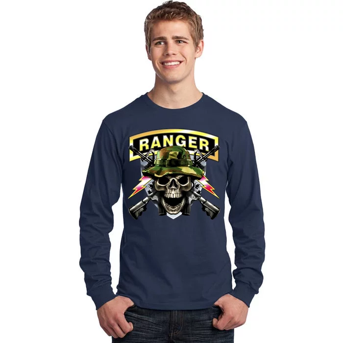 Army Ranger Skull Tall Long Sleeve T-Shirt