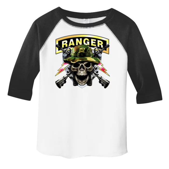 Army Ranger Skull Toddler Fine Jersey T-Shirt