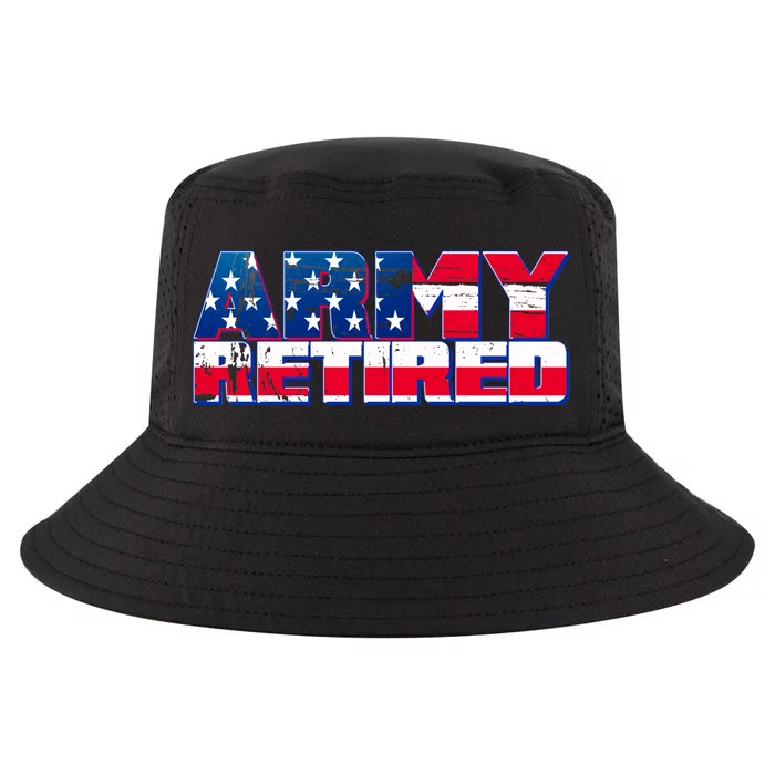 Army Retired Cool Comfort Performance Bucket Hat